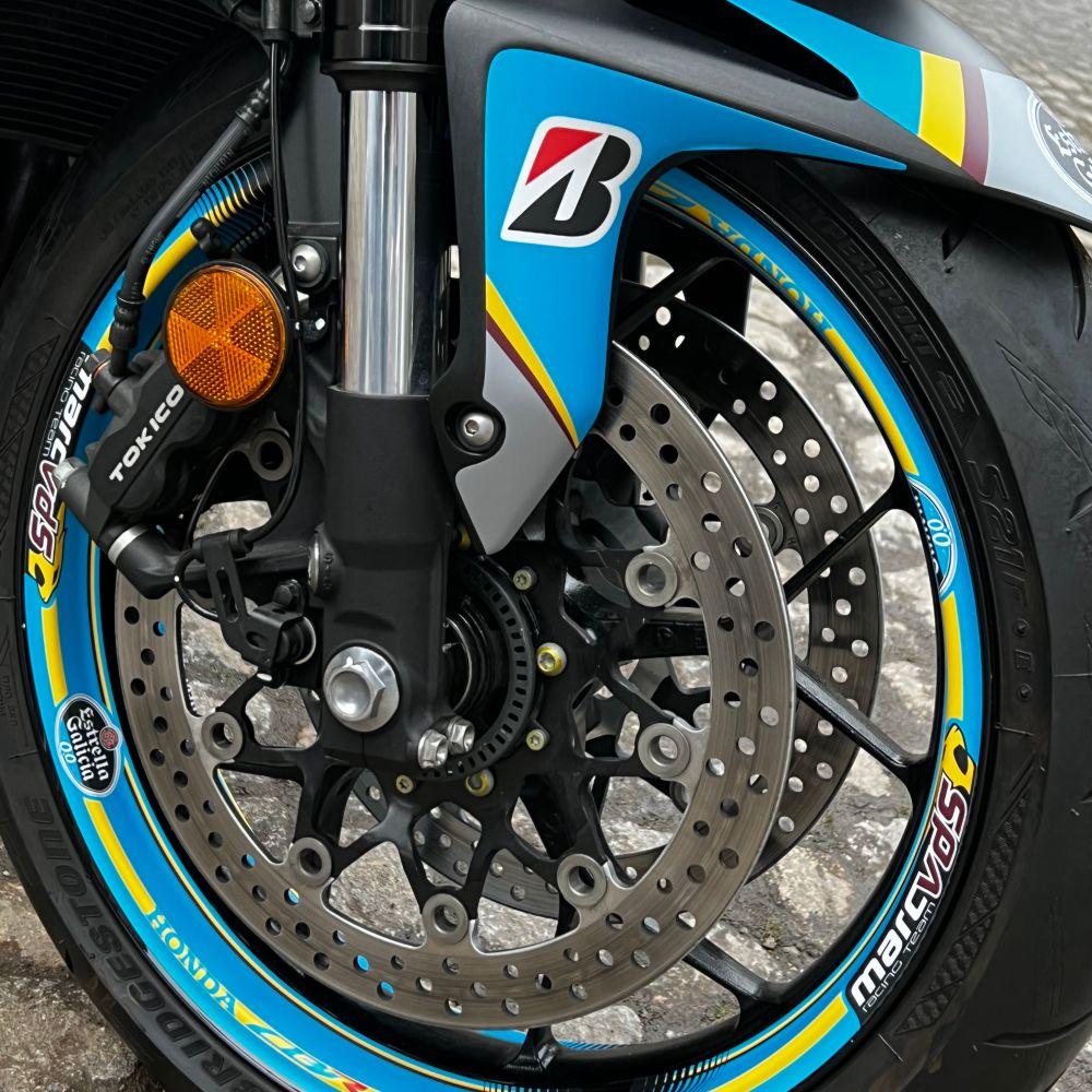 HONDA CBR 1000 RR 17-19 "Estrella Galicia" Dekor Stickerkit