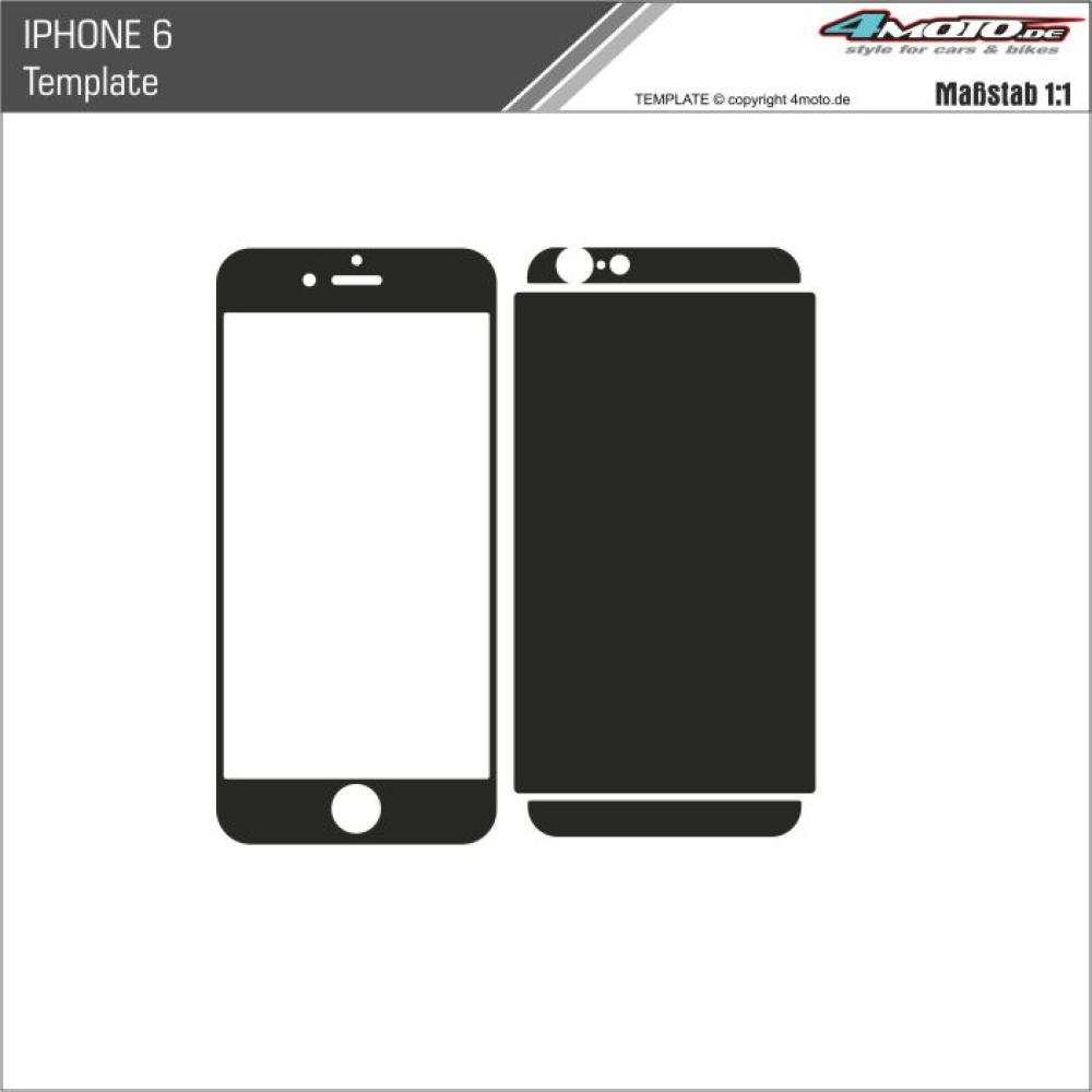 I Phone 6 Template Schnittvorlage Cutcontour