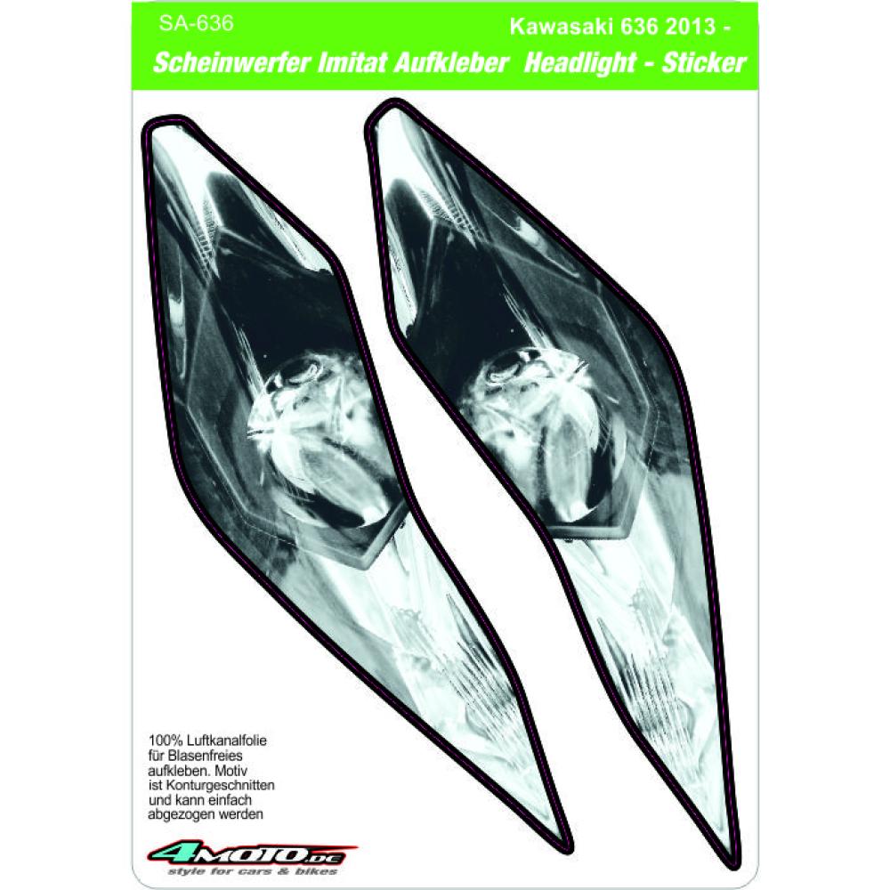 Headlight Stickers Kawasaki ZX6R 636
