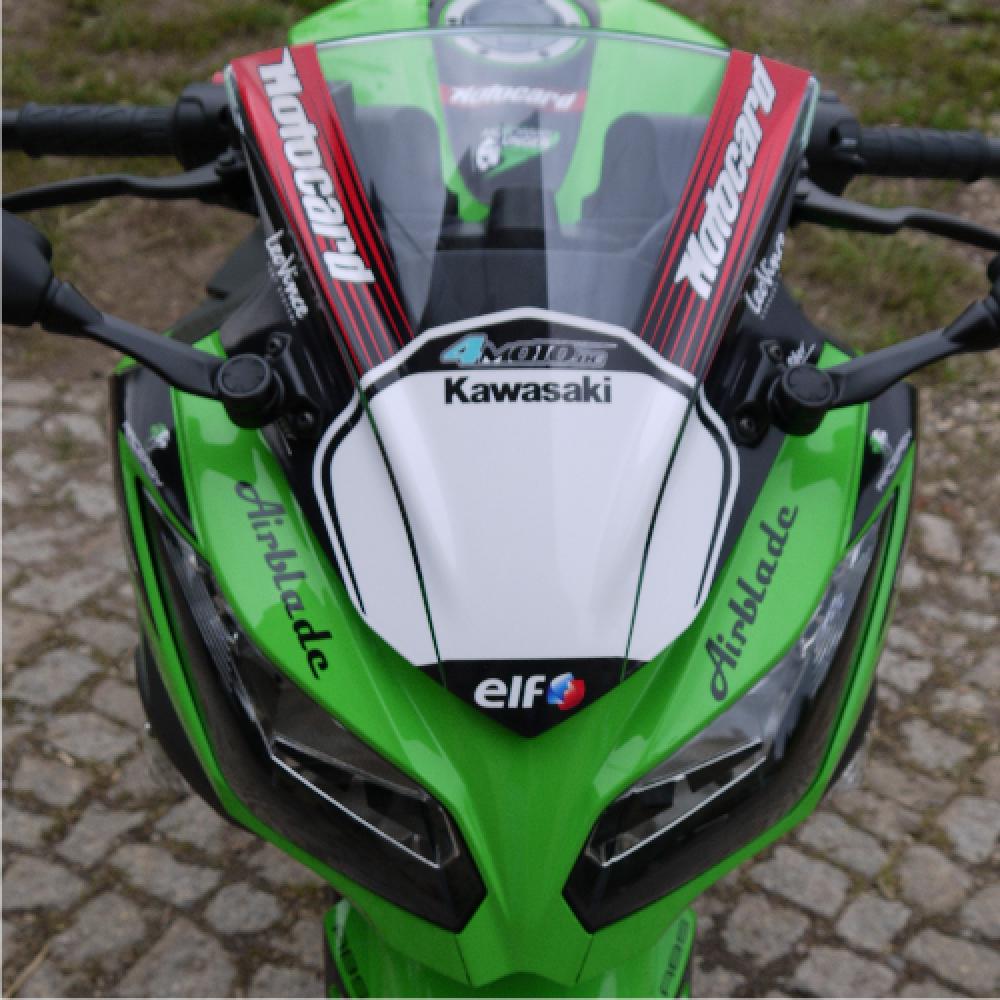 Kawasaki Ninja 300 13-16 Dekor Stickerkit inkl. Felgenrandaufkleber