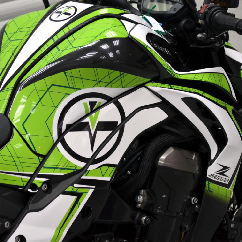 Kawasaki Z1000 "SPIKE" 14- Dekor Stickerkit