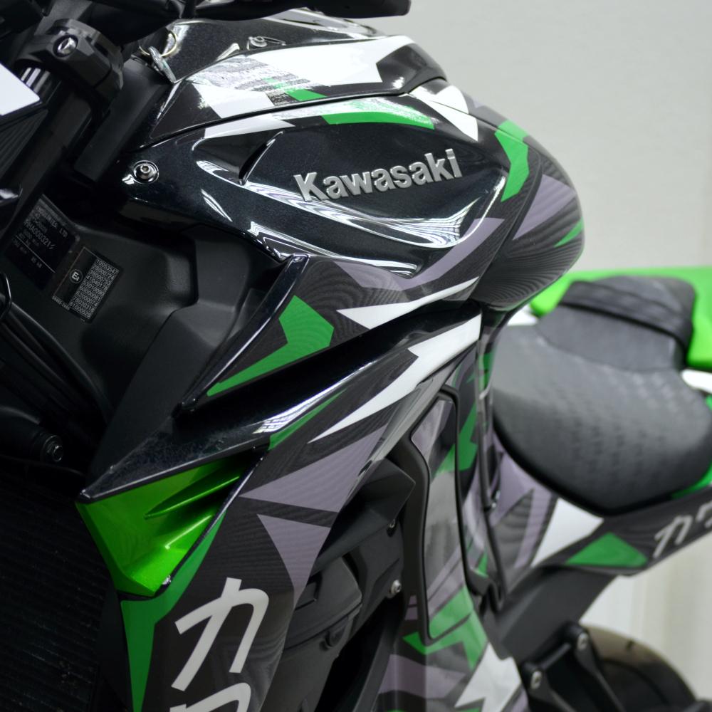 Kawasaki Z1000 "Camoustylez" 14- Motorrad Dekor Stickerkit