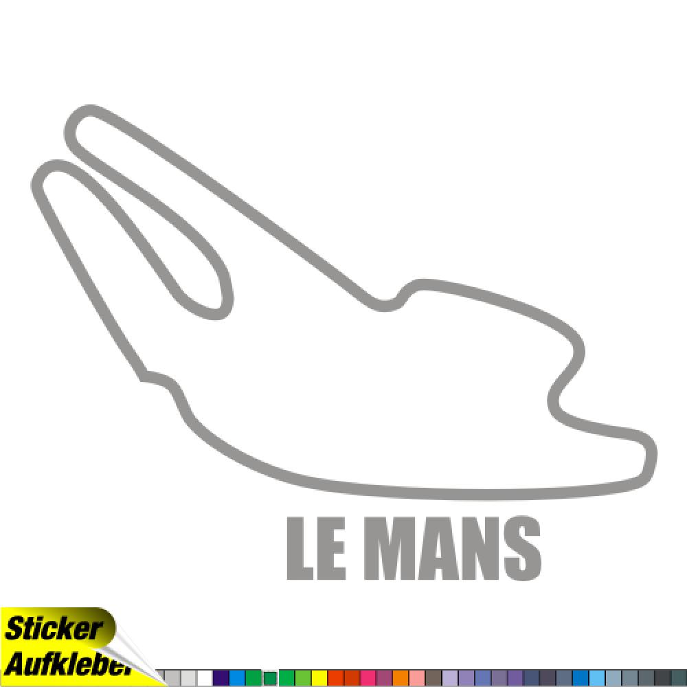 Le Mans Raceway Decal Sticker