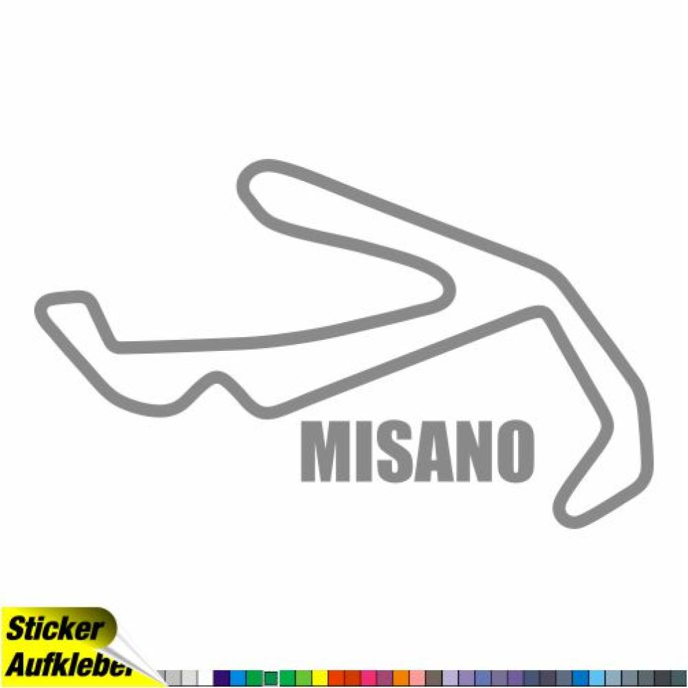 Misano Rennstrecken Aufkleber Sticker