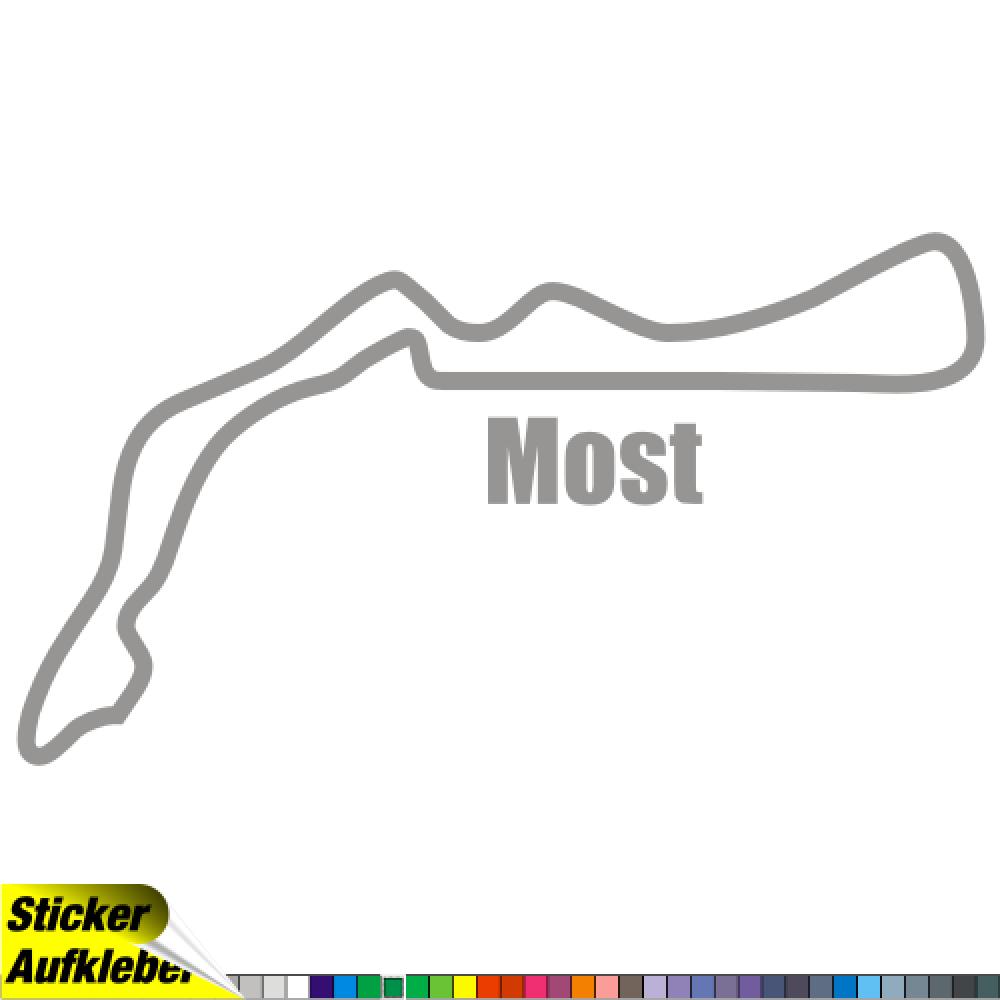 Most Raceway Decal Sticker