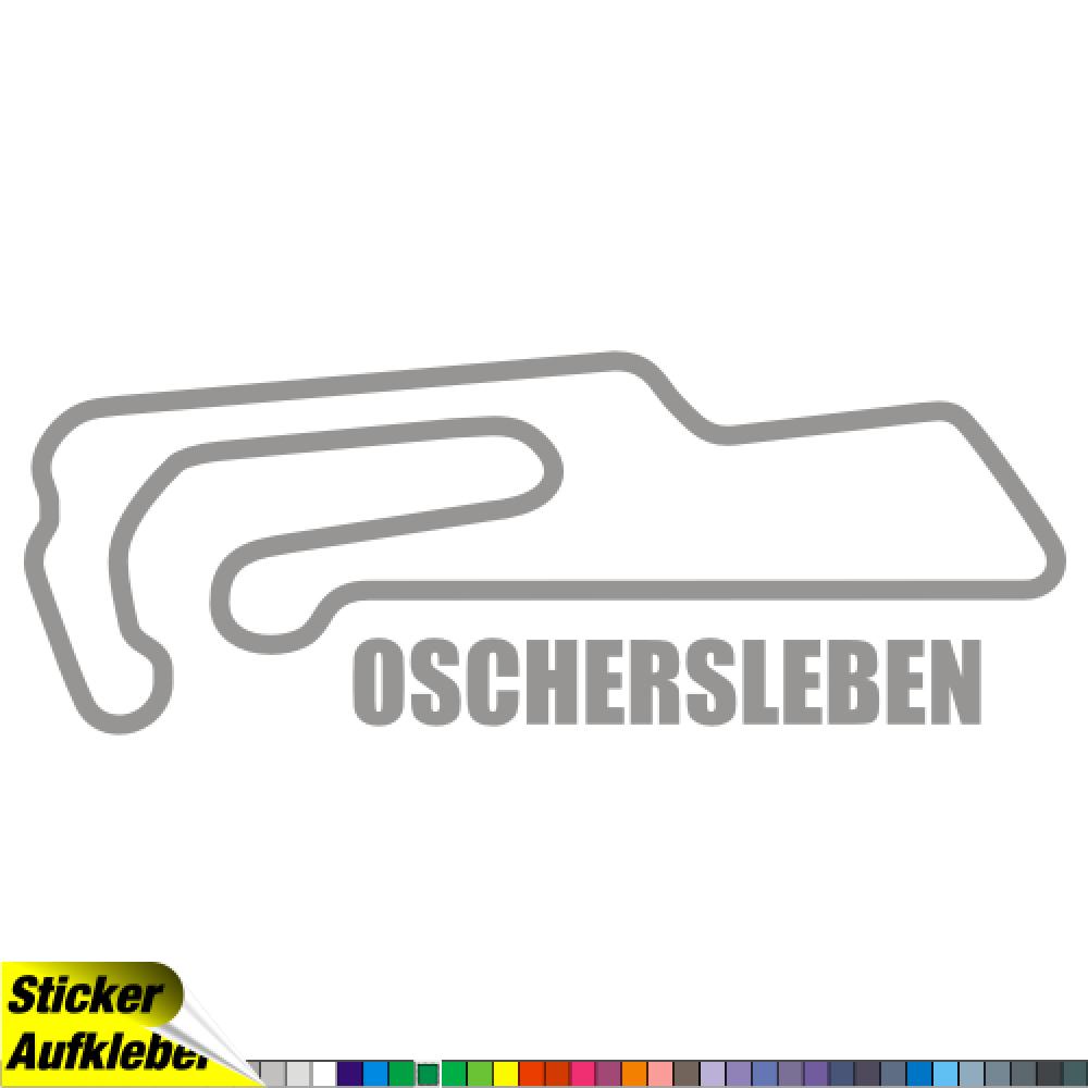 Oschersleben Rennstrecken Aufkleber Sticker