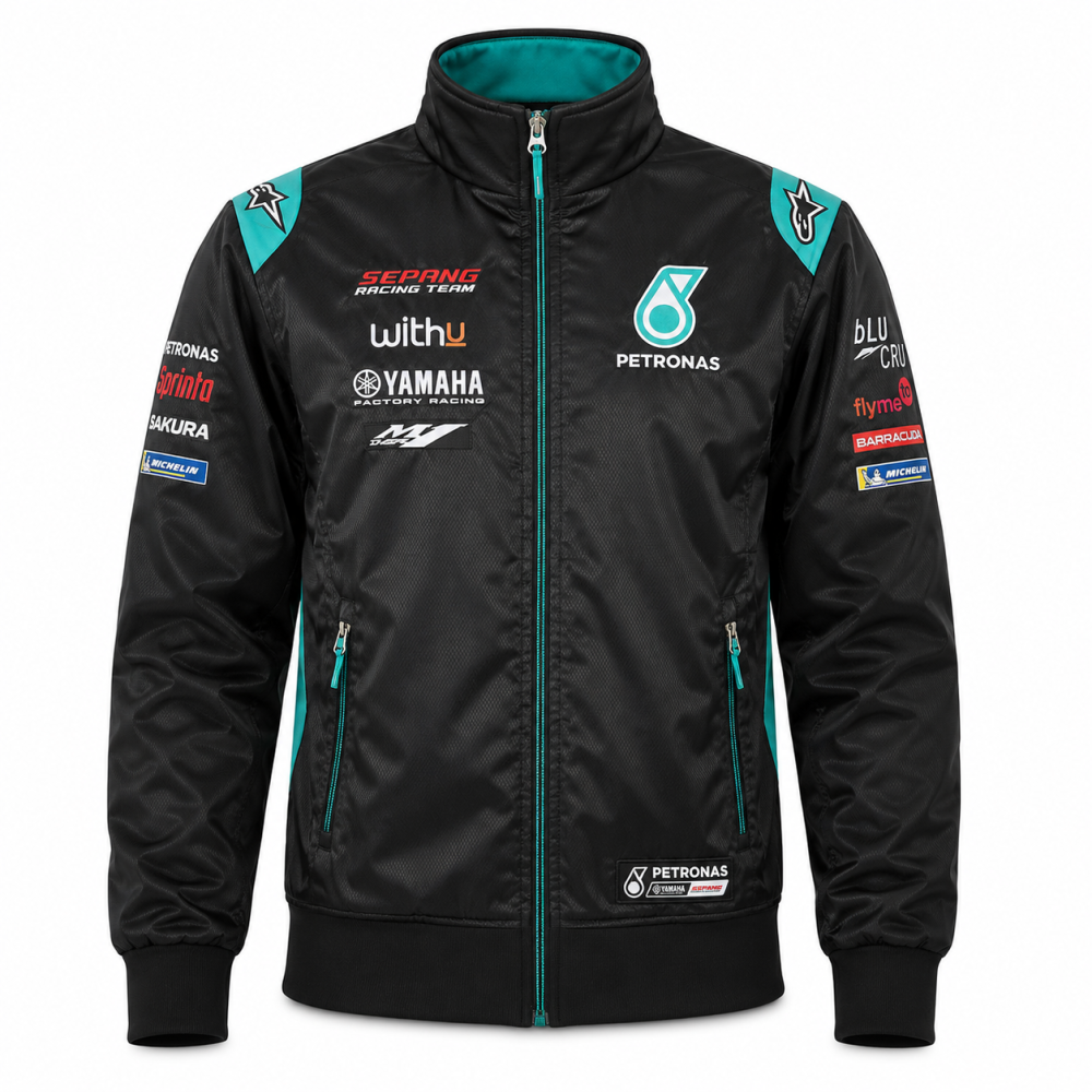 Petronas Yamaha Factory Racing Team leichte Regen Jacke