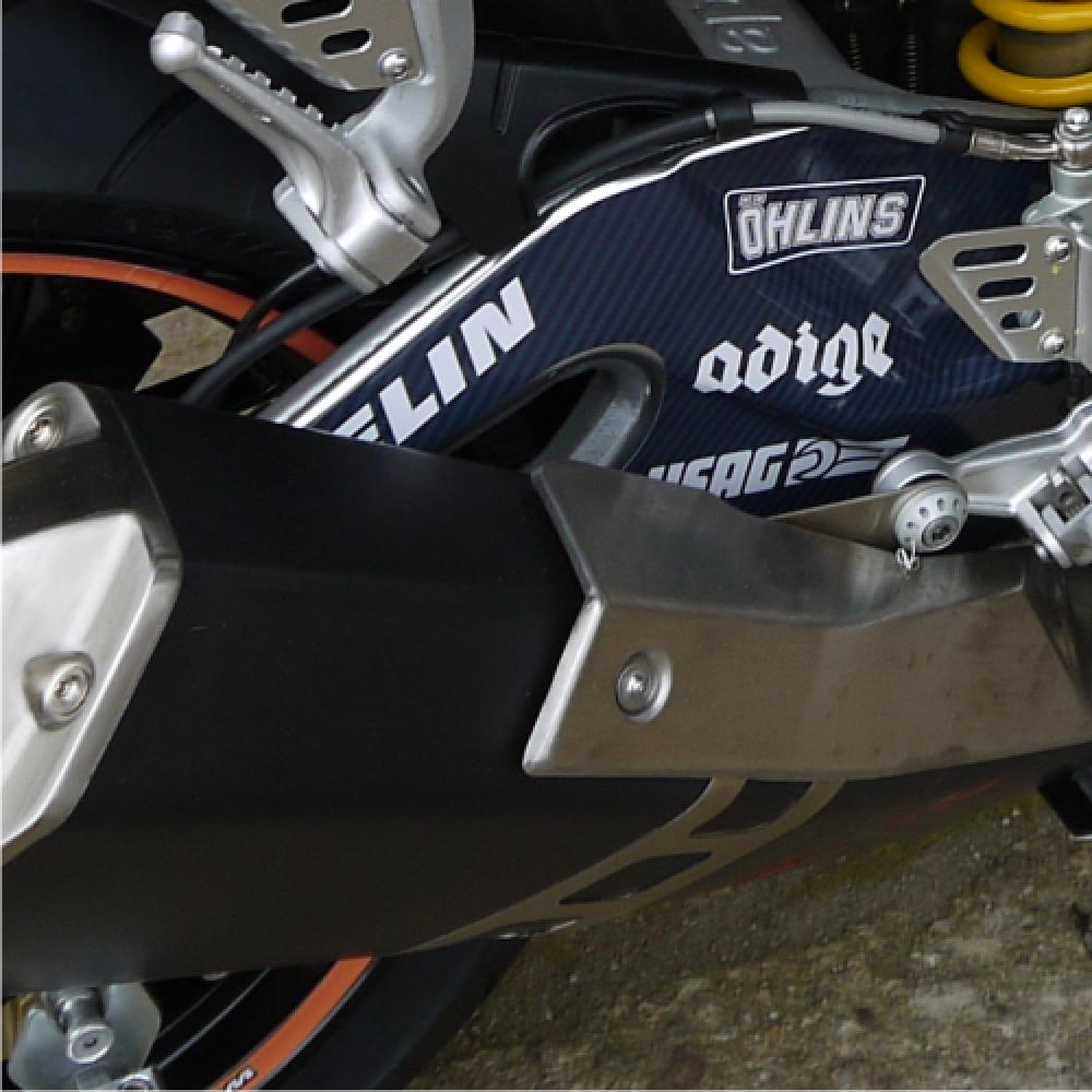 Swingarm decal Dekor Aprilia RSV4 black/Red