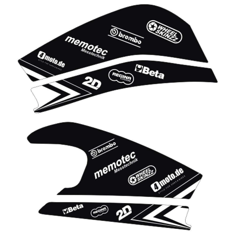 Swingarm Graphics BMW S 1000 RR ab 2009 black/white