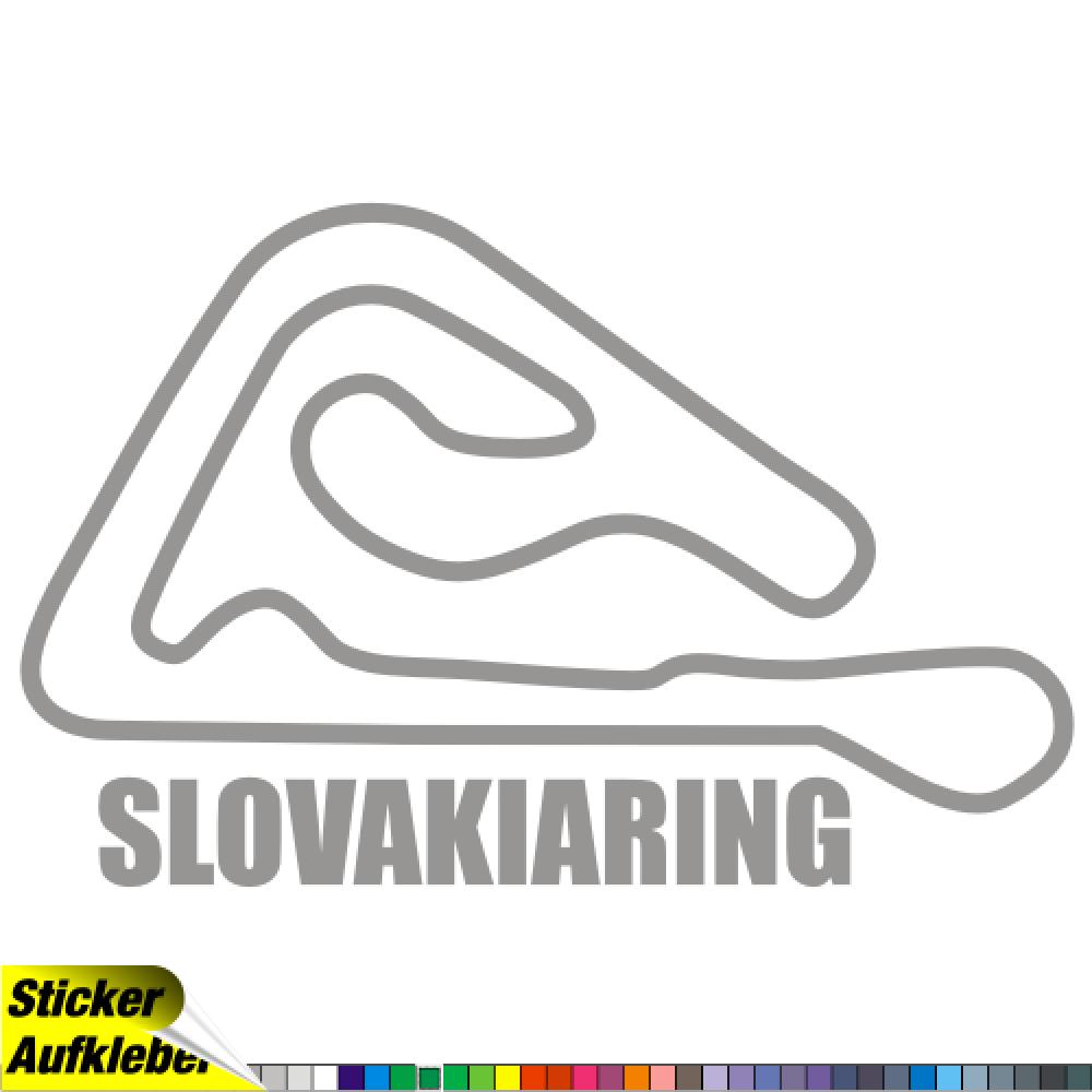 Slovakiaring Rennstrecken Aufkleber Sticker