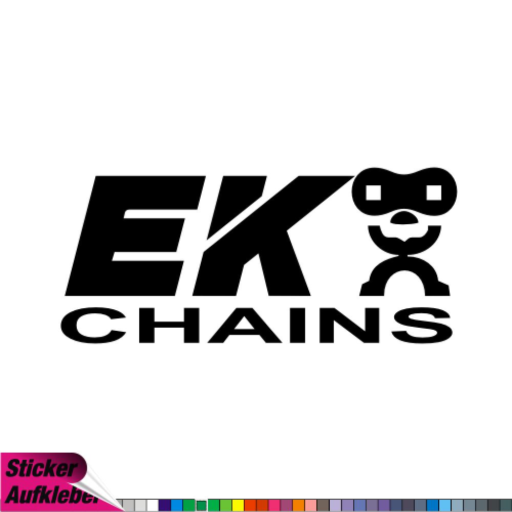 - EK Chains - Aufkleber Sponsorenaufkleber Sticker