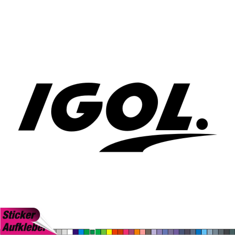 - IGOL - Aufkleber Sponsorenaufkleber Sticker