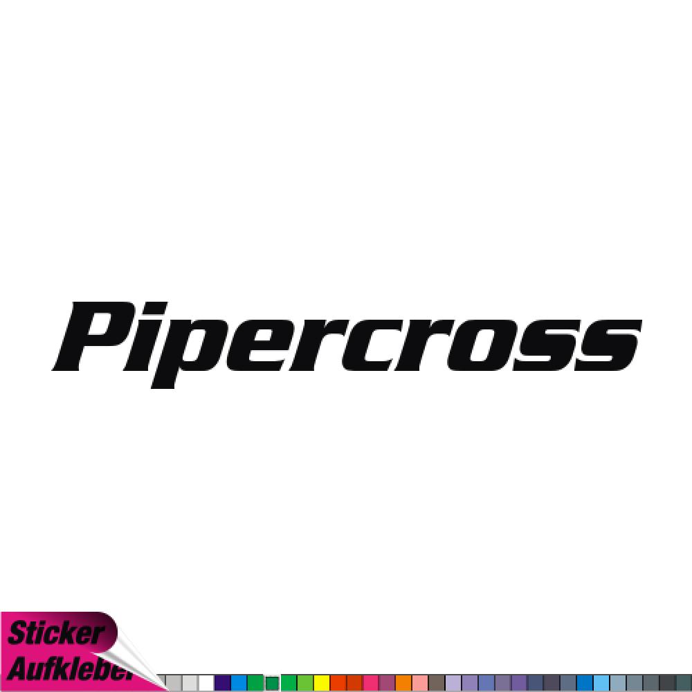 - Pipercross - Aufkleber Sponsorenaufkleber Sticker