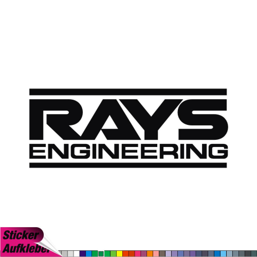 - RAYS - Aufkleber Sponsorenaufkleber Sticker