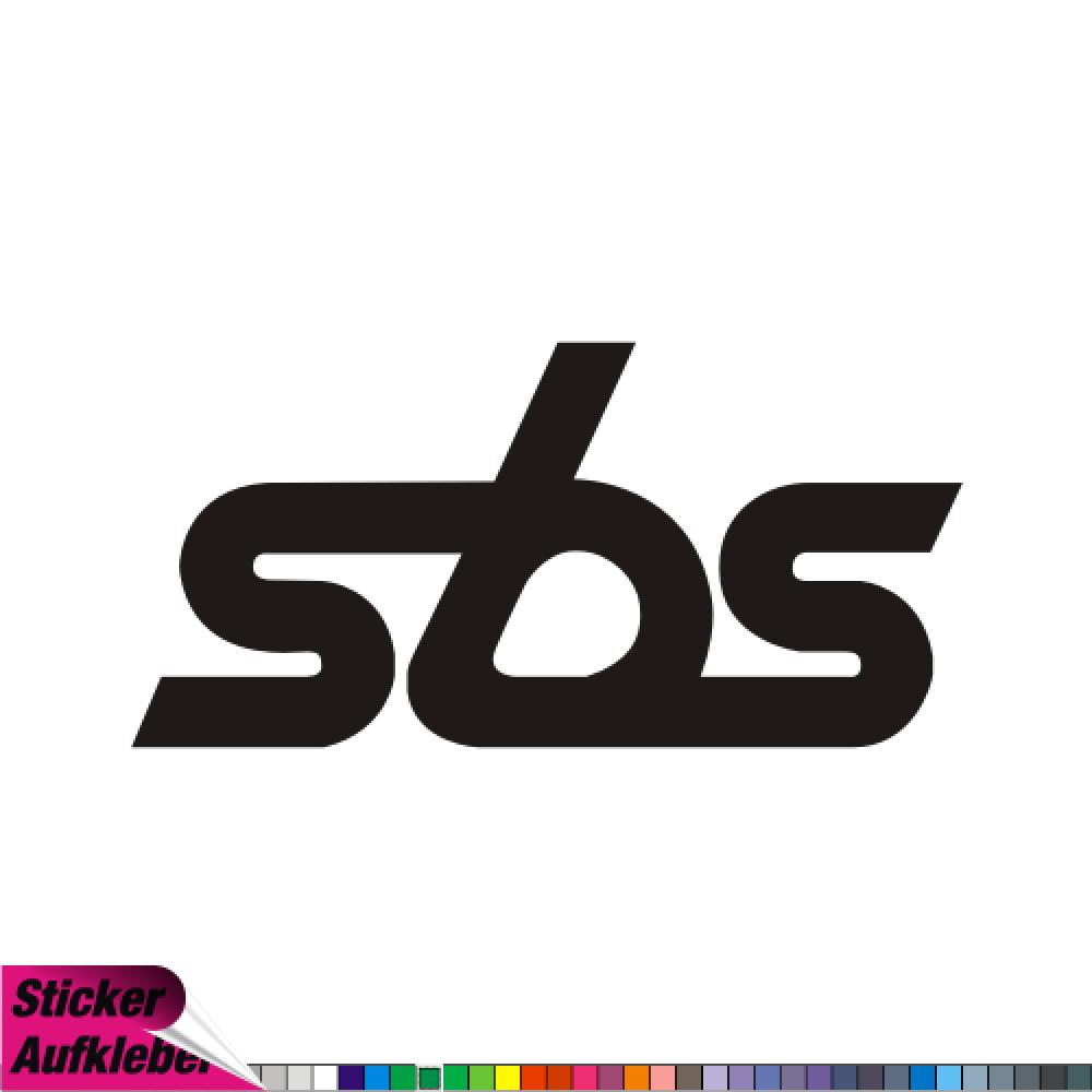 - sbs - Aufkleber Sponsorenaufkleber Sticker