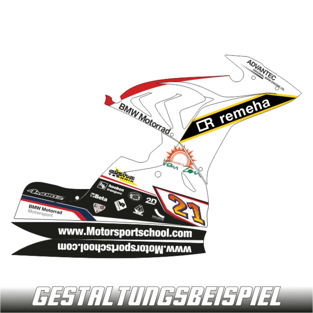 BMW S 1000 RR 2015-2017 Racing - Template Schnittvorlage Cutcontour