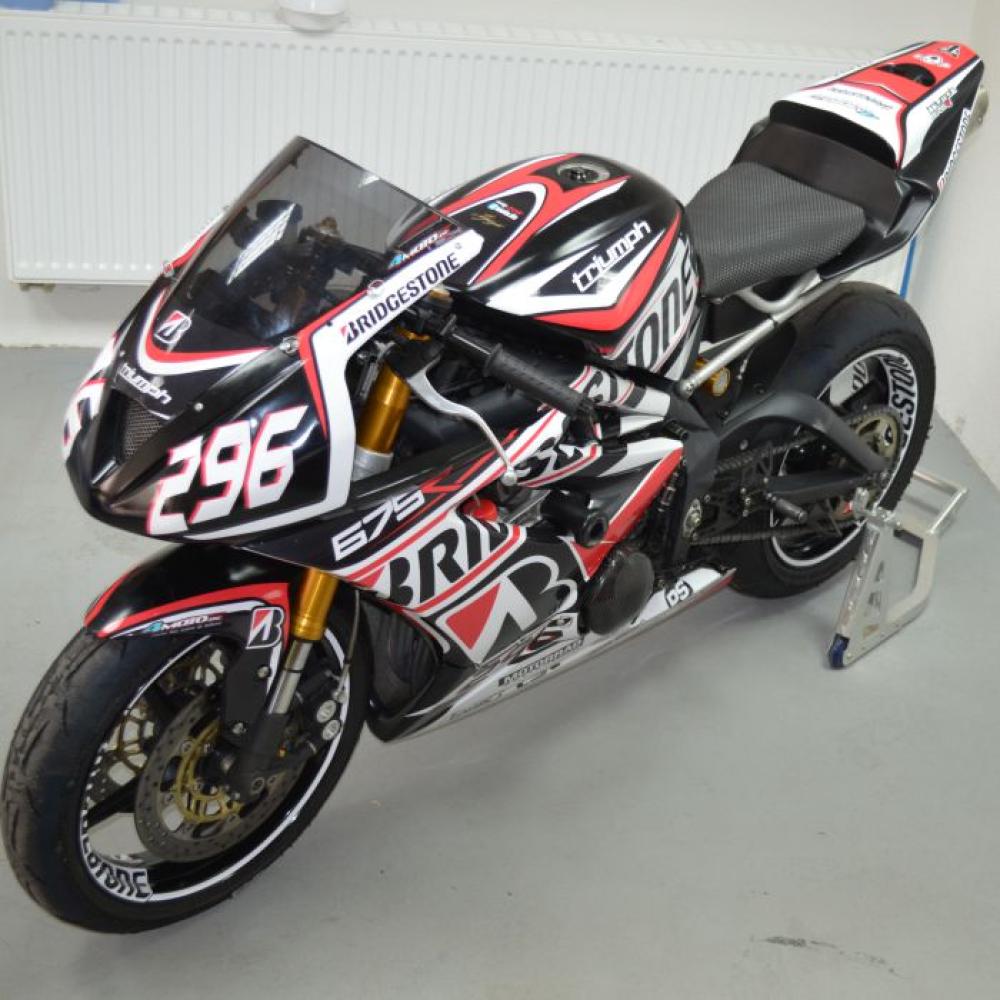 TRIUMPH Daytona 675R 11-12 Racing Dekor Stickerkit BS