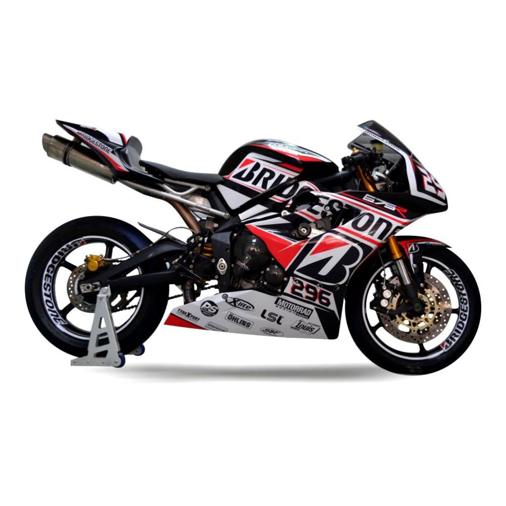 TRIUMPH Daytona 675R 11-12 Racing Dekor Stickerkit BS