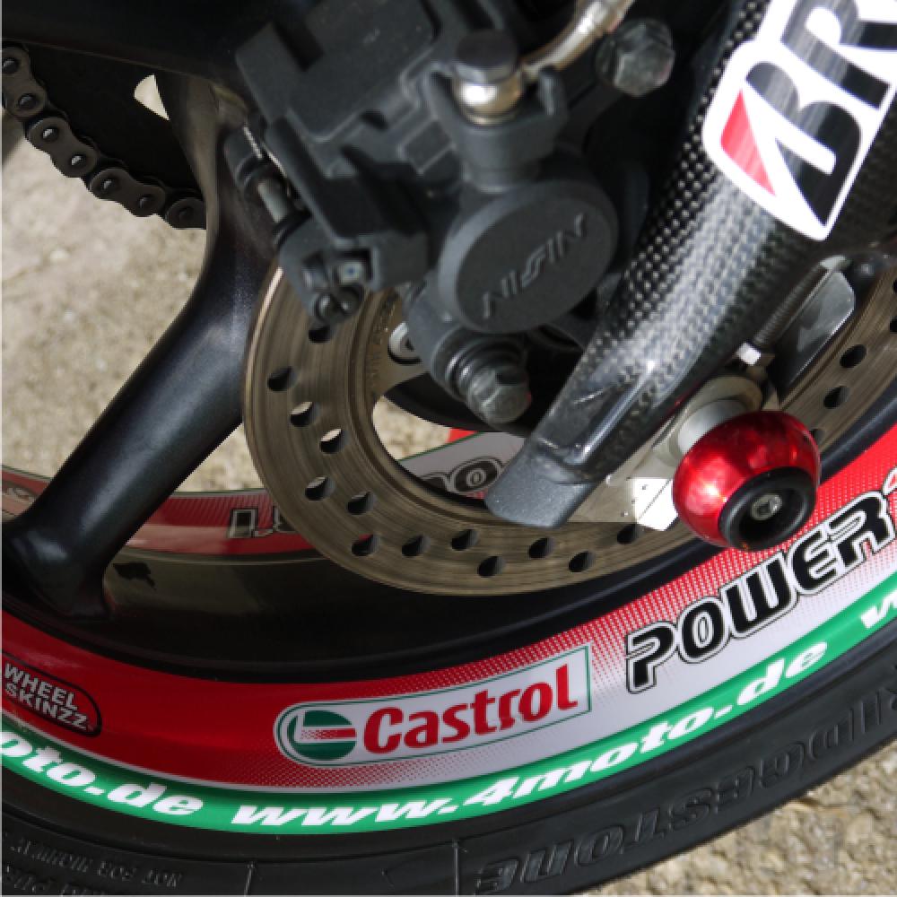 TRIUMPH Streettriple 13-17 Dekor Stickerkit Castrol