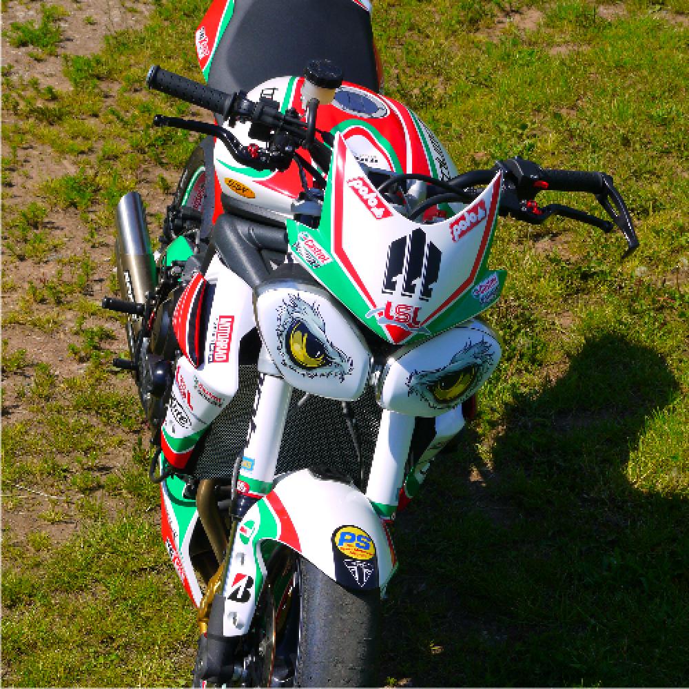 TRIUMPH Streettriple 13-17 Dekor Stickerkit Castrol