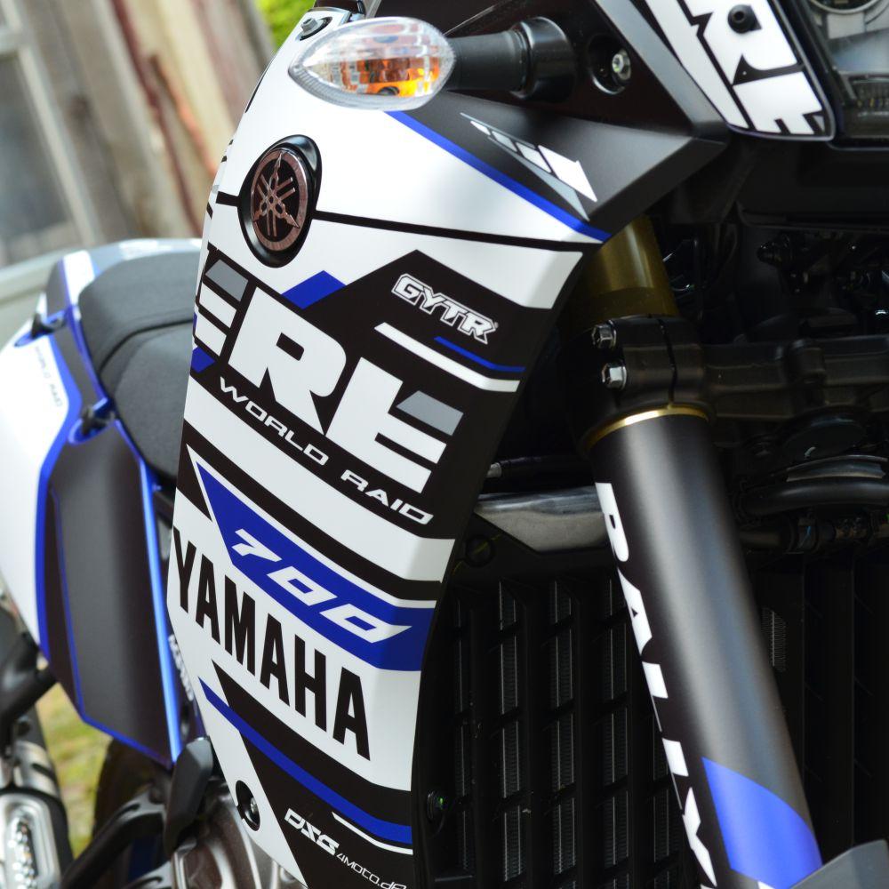 YAMAHA Tenere 700 2019- Dekorkit "RALLEY" - Weiß-Blau