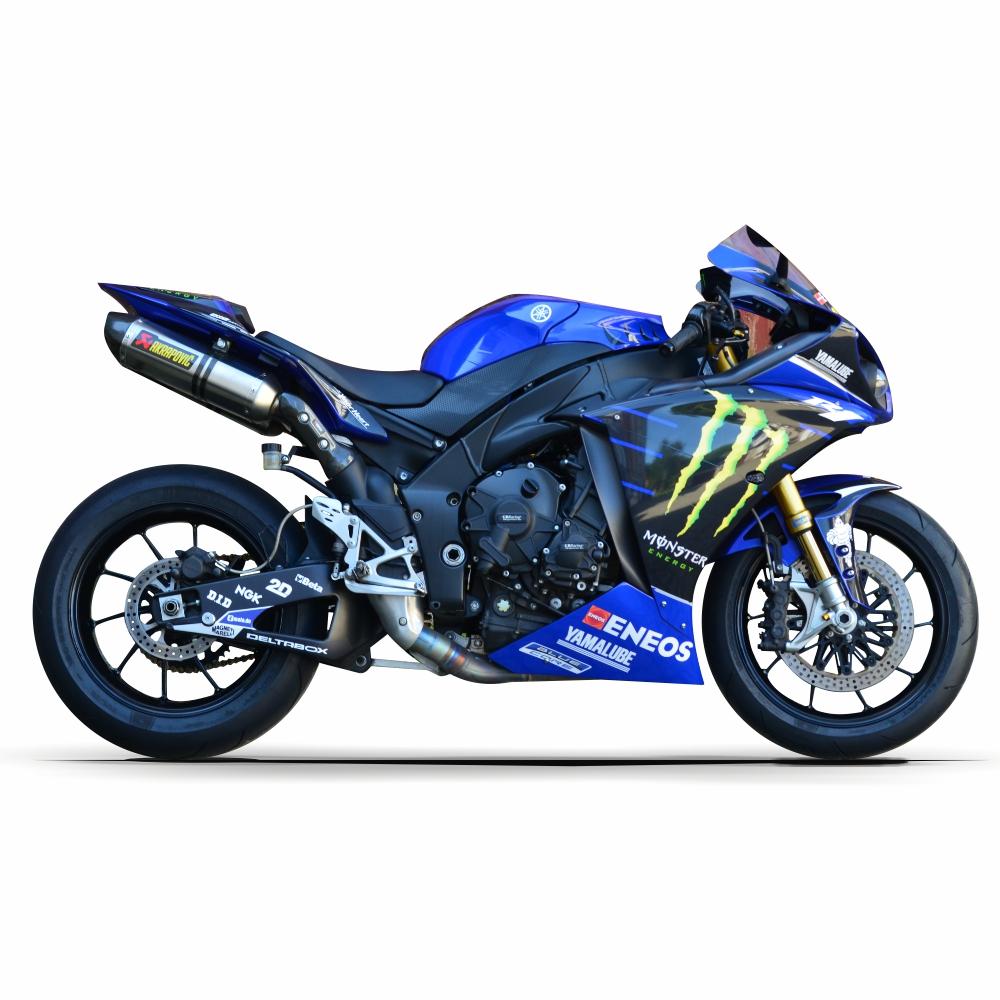 YAMAHA R1 (RN22) 09-14 Rossi Replica Monster Energy 2019 Dekor Stickerkit