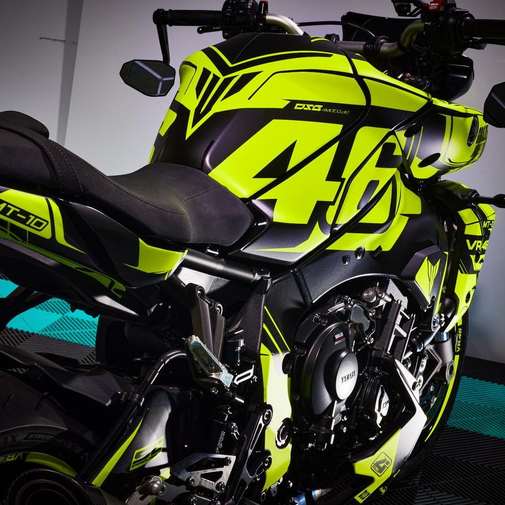 YAMAHA MT-10 2022- "GRAZIE VALE" Graphics Fluoyellow