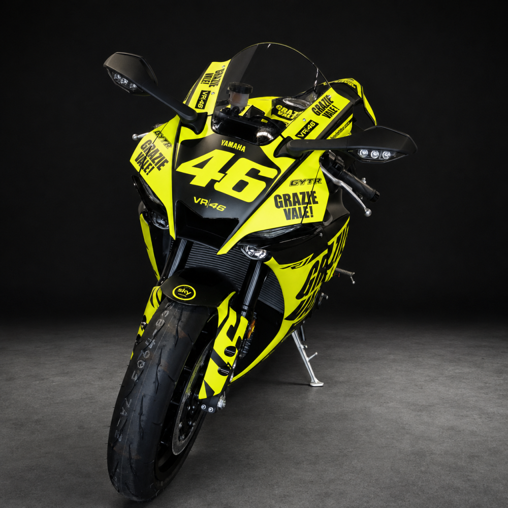 Preview: YAMAHA R1 (RN65) 20-24 "GRAZIE VALE" Dekor NEONGELB