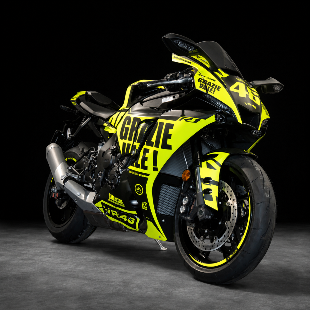 Preview: YAMAHA R1 (RN65) 20-24 "GRAZIE VALE" Dekor NEONGELB