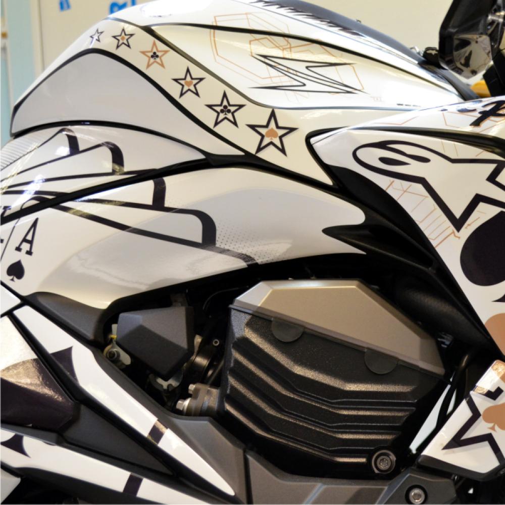 Kawasaki Z800 "Gambling" 13-16 Motorrad Dekor Stickerkit