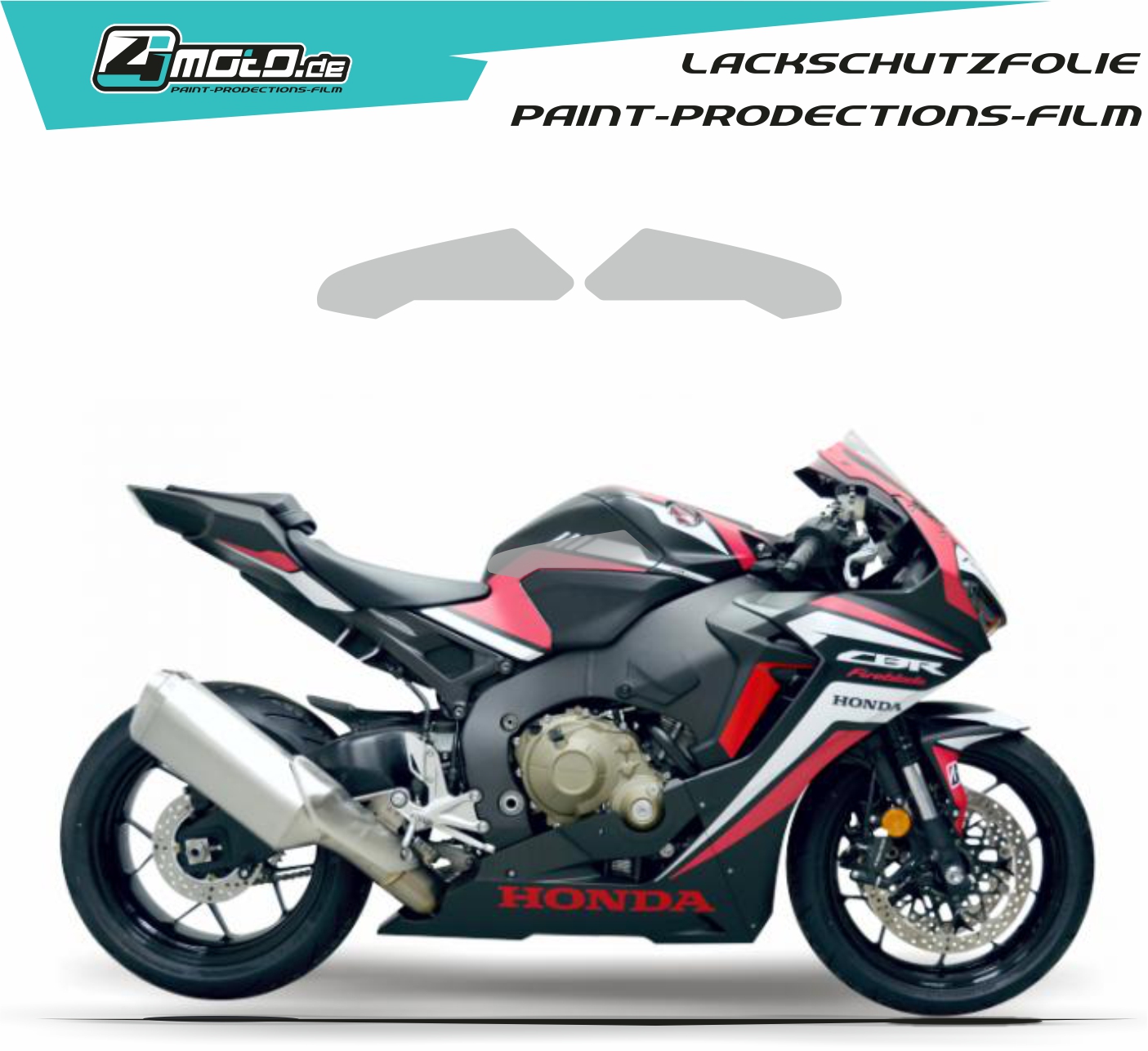 Motorradaufkleber Bikedekore Wheelskinzz Honda Paint Protection Film Cbr 1000 Rr 17 19