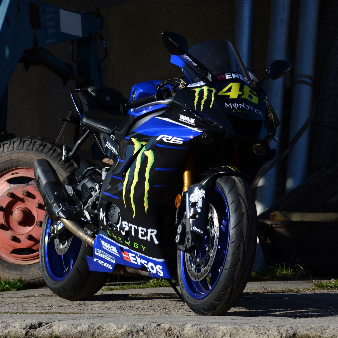 4moto YAMAHA R6 17 MotoGP19 Dekor Stickerkit rossi