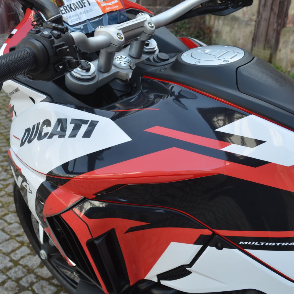 Motorrad-Sitzbezug Ducati Multistrada V4 - 3D-Mesh, Atmungsaktiv, Rutschfest, Wasserdicht