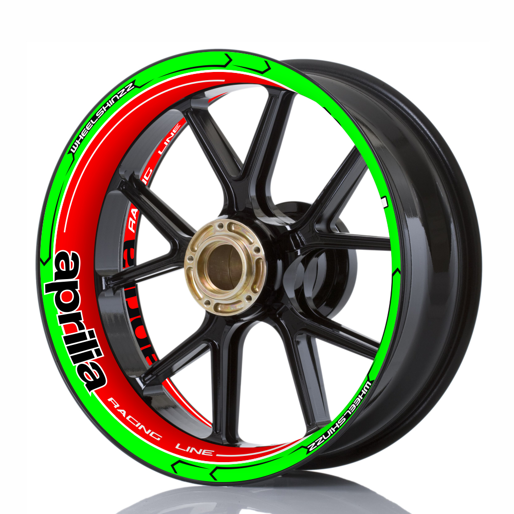 Wheelskinzz® aprilia Racing Line FULL Tricolore