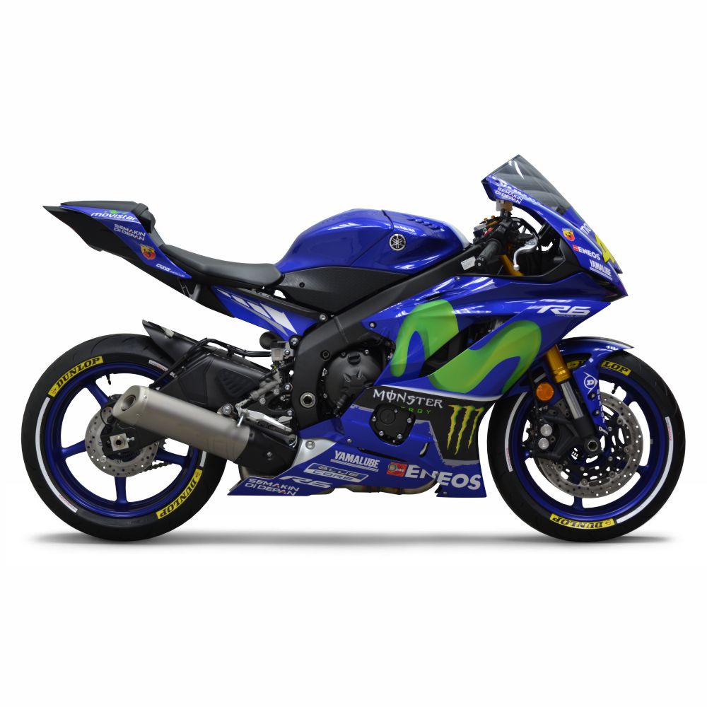 4moto YAMAHA R6 Folierung Bikedekor