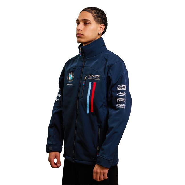 BMW Motorrad SMR World Superbike Team Softshell-Jacke | Dunkelblau