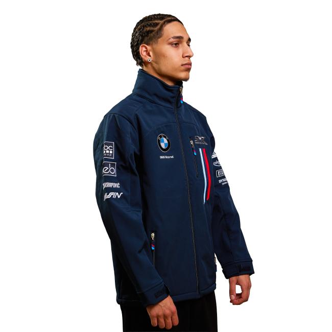 BMW Motorrad SMR World Superbike Team Softshell-Jacke | Dunkelblau