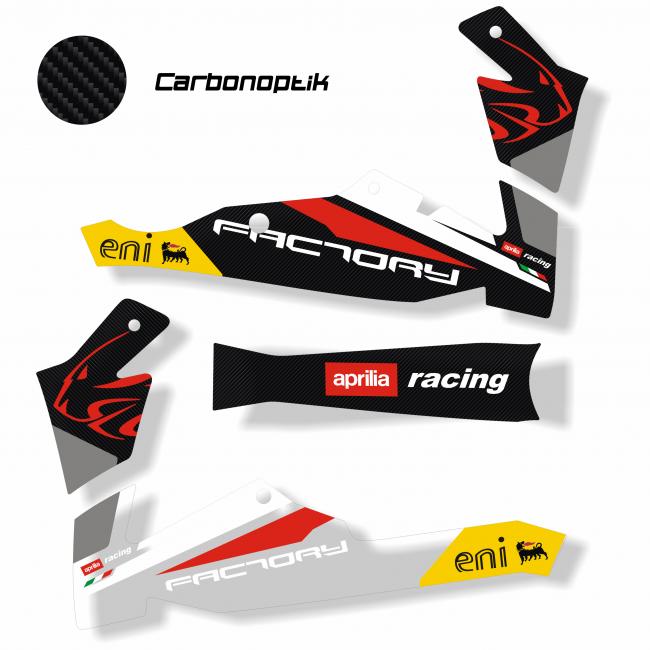 Aprilia Tuono V4 (11-16) Folien Dekor für Ilmberger Carbon Bugteil