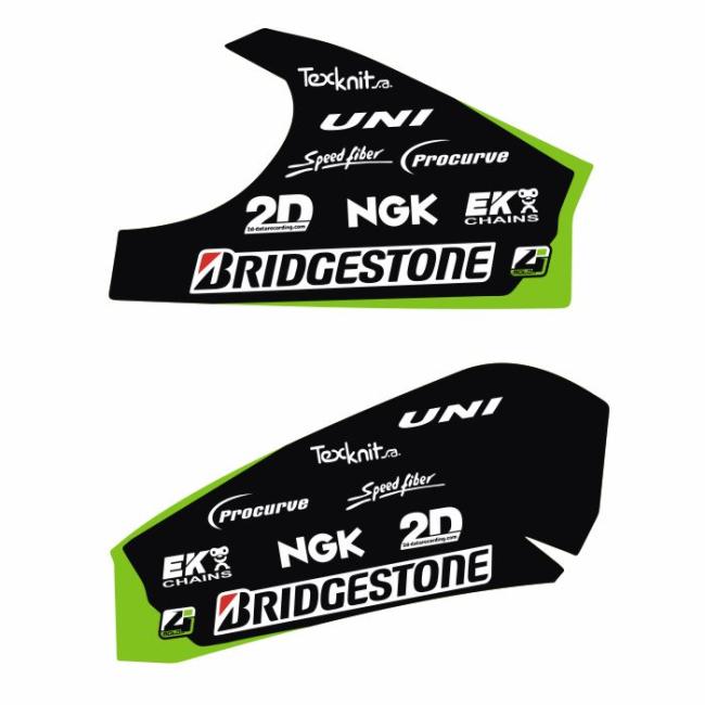Kawasaki ZX-6R 636 (13-17) "SBK Replica" Dekor Stickerkit