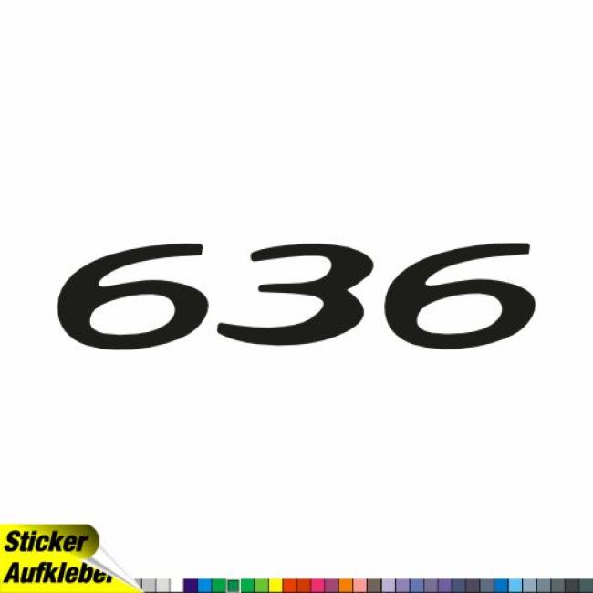 636 - Aufkleber Sticker Decal 636 - Aufkleber Sticker Decal