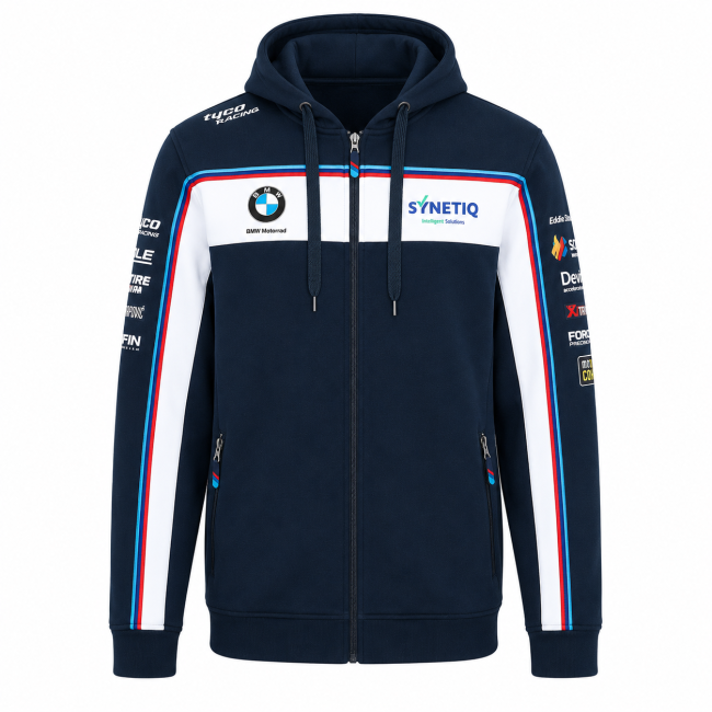 BMW Motorsport TAS Racing SYNETIQ Team Zip-Hoodie – Offizielles Team Merchandise