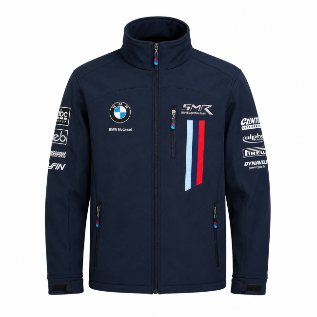 BMW Motorrad SMR World Superbike Team Softshell Jacket | Dark Blue