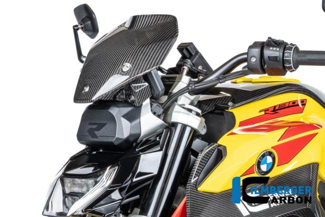 Windshield with Holder Carbon Glossy BMW R 1300 R