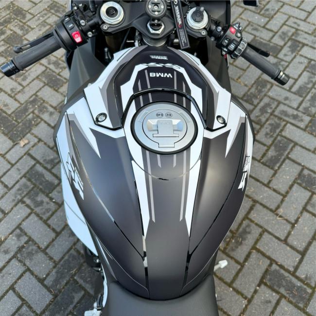 BMW S1000RR (23-24) "RACESTP" Dekor Stickerkit -  Schwarz | Weiß