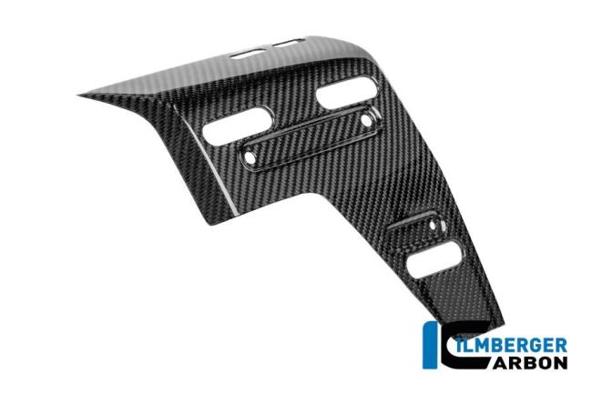 Wasserkühlerabdeckung rechts mit Löchern für den Kofferhalter Carbon glänzend R 1300 GS Adventure