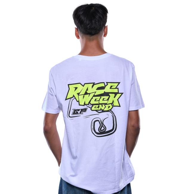 Sachsenring Race Weekend T-Shirt – Herren – Weiß/Neon