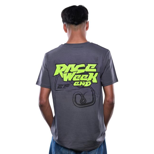 Sachsenring Race Weekend T-Shirt – Herren – Grau/Neon