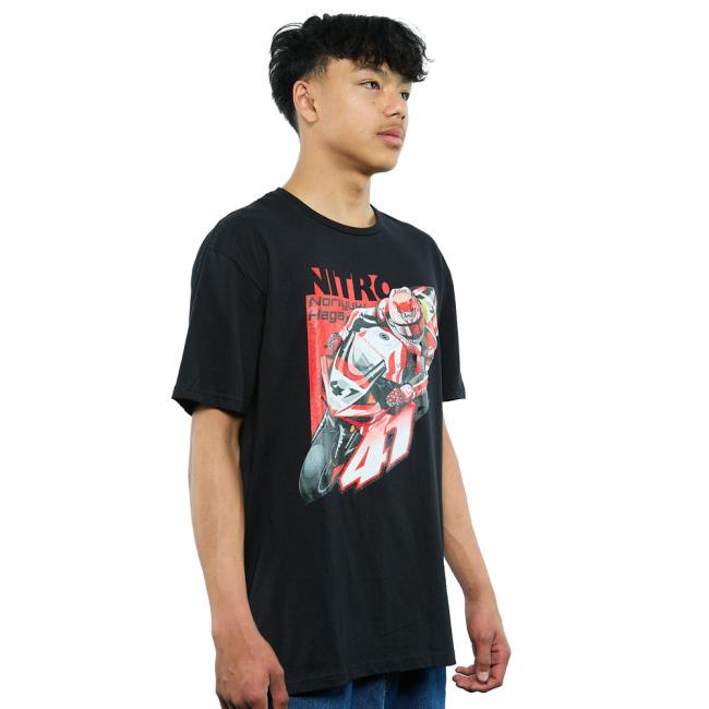 Noriyuki Haga #41 Nitro Racing T-Shirt – Schwarz