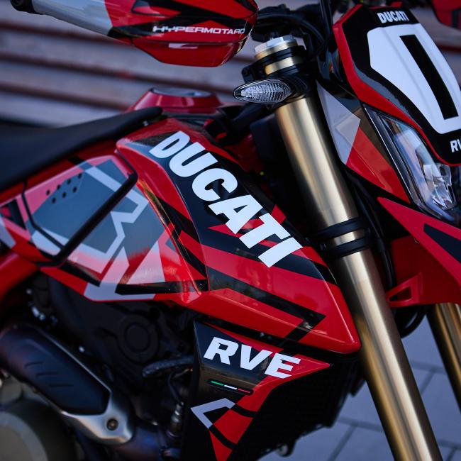 Ducati Hypermotard 698 Mono "RVE-Replica 01" Dekor Stickerkit