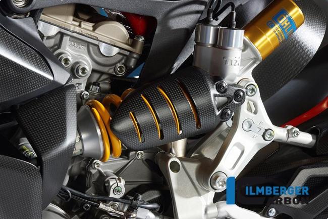 Kleine Federbeinabdeckung Carbon